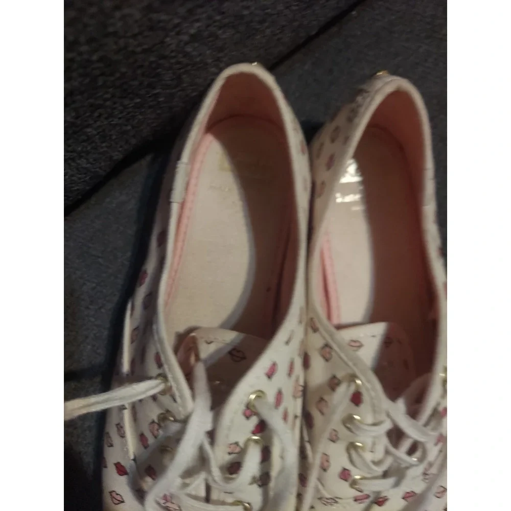 Keds Kate Spade Shoes Womens 7.5 Lips Kiss New York Champion Sneakers Y2k Boho‎